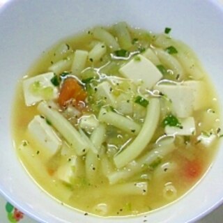 みじん切り野菜のスープ
